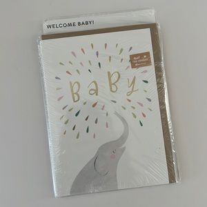 Minted x Target "Elephant Shower” Baby Shower Greeting Card